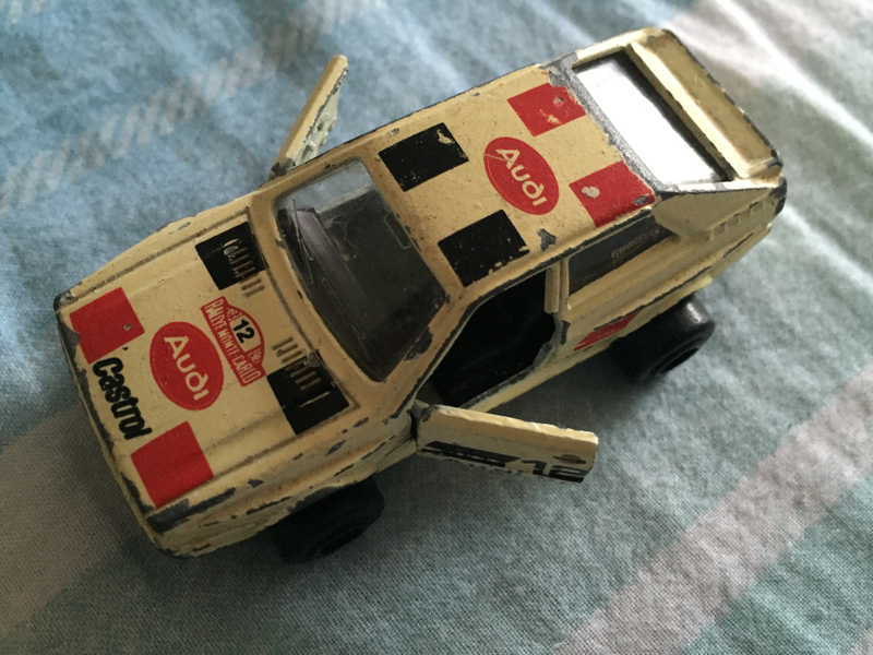 Illustration for article titled Audi Quattro rally car